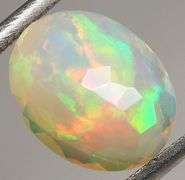 Gorgeous 2.01ct rainbow floral flashing jelly Opal
