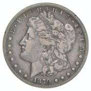 1879-CC Morgan Silver Dollar Capped