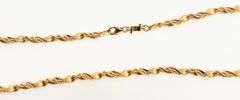 Brilliantly Weaved 14kt Solid Yellow Gold Chain