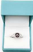 EXTREMELY RARE GIA CERTIFIED UNHEATED KASHMIR SAPPHIRE & DIAMOND PLATINUM RING