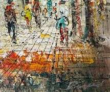 Beautiful   AND UNIQUE PAINTING ON CANVAS