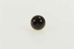 14K Yellow Gold Tiger's Eye 3D Ball Sphere Vintage Charm/Pendant