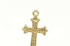 14K Yellow Gold Christian Faith Vintage Jesus Christ Charm/Pendant