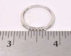 Gorgeous Approx. 0.11CTW Diamond Ring In White Gold