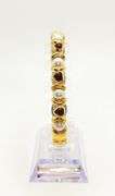 Precious Pearl, Ruby and Diamond Bracelet in 14K Yellow Gold