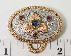 Exquisite 18K Modern Designer Brooch