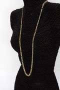 22k Yellow Gold Plated Sterling Silver Diamond-Cut Figaro Link Chain 4.5mm Solid 925 Italy Necklace 28"