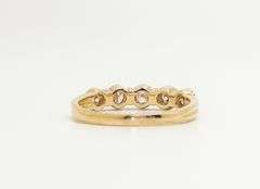 14kt Solid Yellow Gold Diamond Band