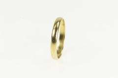 14K Yellow Gold 3.2mm Classic Men's Simple Wedding Band Ring