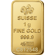 PAMP Suisse 1 GRAM GOLD BAR