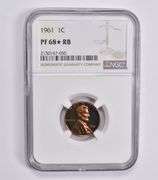 PF68* STAR RB 1961 Lincoln Memorial Cent NGC INSANE Coin