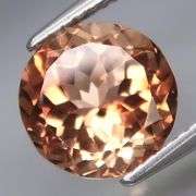 Bubbling 3.93ct peach champagne imperial Topaz