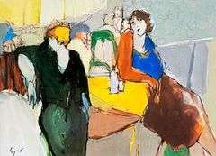 Tarkay Matted Art Print