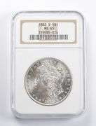 MS65 1882-S Morgan Silver Dollar NGC