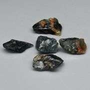 Collectors 5pc. 15.51ct unheated uncut Sapphire set