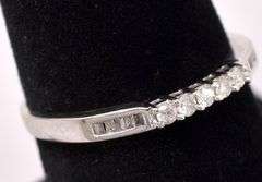 Gorgeous Approx. 0.11CTW Diamond Ring In White Gold
