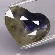 Lovely 3.23ct bi-color Sapphire heart