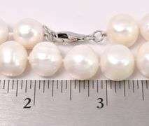 Fresh water Pearl Necklace In Sterling Silver