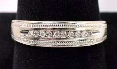Grand Approx. 0.24CTW Diamond Band In White Gold