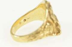 14K Yellow Gold Ocean Animal Motif Marine Biology Statement Ring