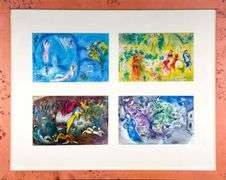 Marc Chagall Framed Collage