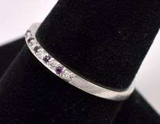 Adorable Pink Gemstone And Diamond Ring In White Gold