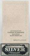Great Pure 8 Troy Oz .999 fine silver $500 facsimile bar with COA