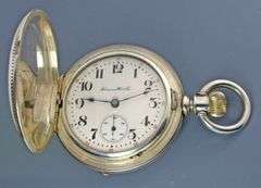 Proper 1903 Hampden RRG Pocket Watch in Coin Silver