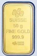 50 Gram Gold Bar (999.9 Pure Gold)