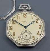 Exceptional 1924 Waltham 14K WG Pocket Watch