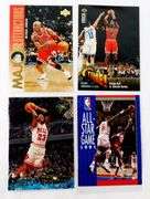 4 Michael Jordan Basketball Cards
