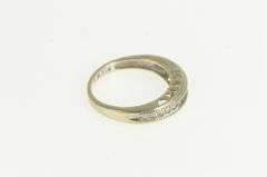 10K White Gold 0.20 Ctw Diamond Mom Mother's Day Band Ring