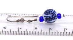 925 Sterling Silver Glass Dangle Earrings