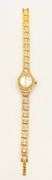 LADIES GENEVA & GEMSTONE WATCH-18KT GP