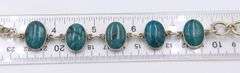 Vintage 925 Sterling Silver Turquoise Bracelet