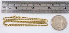 Useful 14k Rope Pendant Necklace