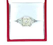 STUNNING!! 6+ Carat Diamond Ring in 18KT White Gold