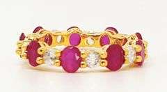 3.0 CARAT RUBY BAND RING