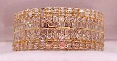 10kt Solid Yellow Gold Diamond Band Ring- 1.70 Carats!