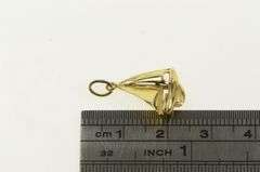 14K Yellow Gold 3D Boat Ship Sailing Nautical Travel Charm/Pendant