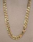 14K YELLOW GOLD FLAT MIAMI CUBAN LINK CHAIN