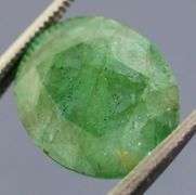 Flat cut! 4.41ct unheated Zambian Emerald
