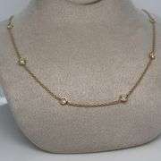 DIAMOND NECKLACE CRAFTED IN 14K YELLOW GOLD