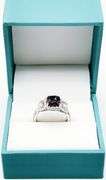 EXTREMELY RARE GIA CERTIFIED UNHEATED KASHMIR SAPPHIRE & DIAMOND PLATINUM RING