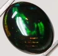 Silky 1.87ct electric flashing black opal