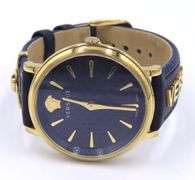 Versace V Circle Blue 38mm Quartz Watch