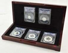 (5) RP70DCAM 2013 Canada $1-$5 Silver Maple Leaf 1/20 1oz Silver ANACS