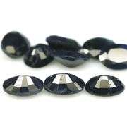 Heated! 13.14ct dark blue Sapphire set from Madagascar