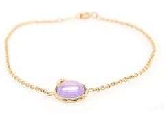 Tiffany & Co. Paloma Picasso Amethyst Cabochon Bracelet in 18K