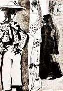 Picasso Matted Art Print
